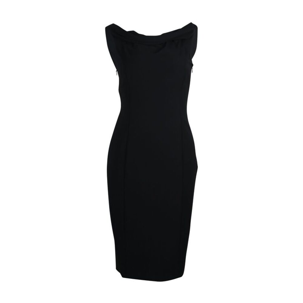 Moschino Cheap And Chic Cowl Neck Dress in Black Polyseter